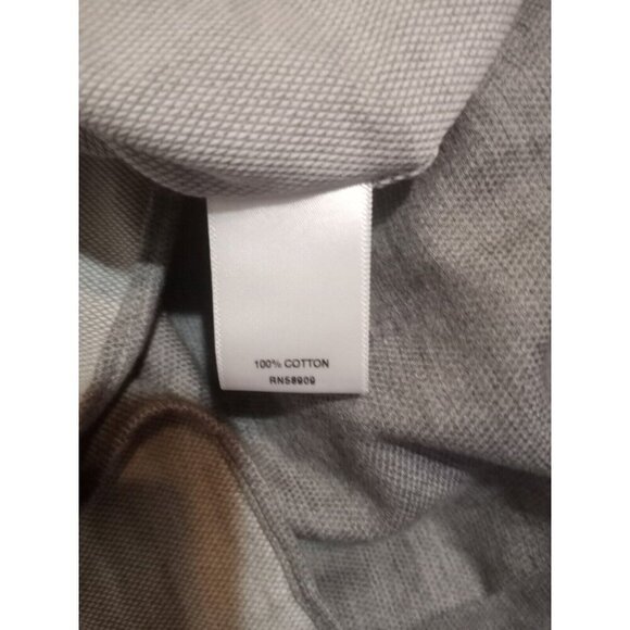 New ROWM men's button down Shirt XL Solid Gray long Sleeve NWT Cotton - Picture 13 of 13